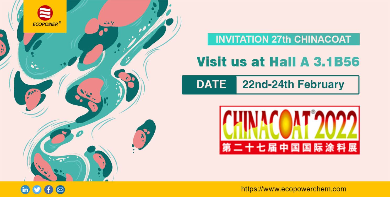 ECOPOWER participó en la Exposición Internacional de Recubrimientos de China Chinaacoat2022